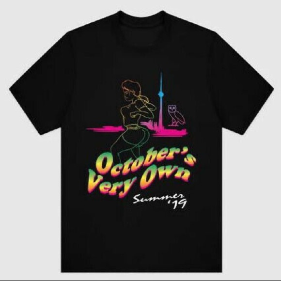 OVO Bana Summer 19 Tee Black Caribana - Picture 1 of 2